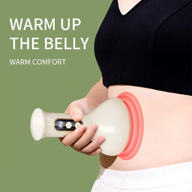 Zaryadlanadigan Gua Sha massaj asbobi, 9 tezlik, issiq shassi va batareya bilan ishlaydigan litiy batareyasi bilan bo'yin, yelka va orqa og'riqlarini kamaytirish uchun. Ayollar, erkaklar va oilalar uchun mos.