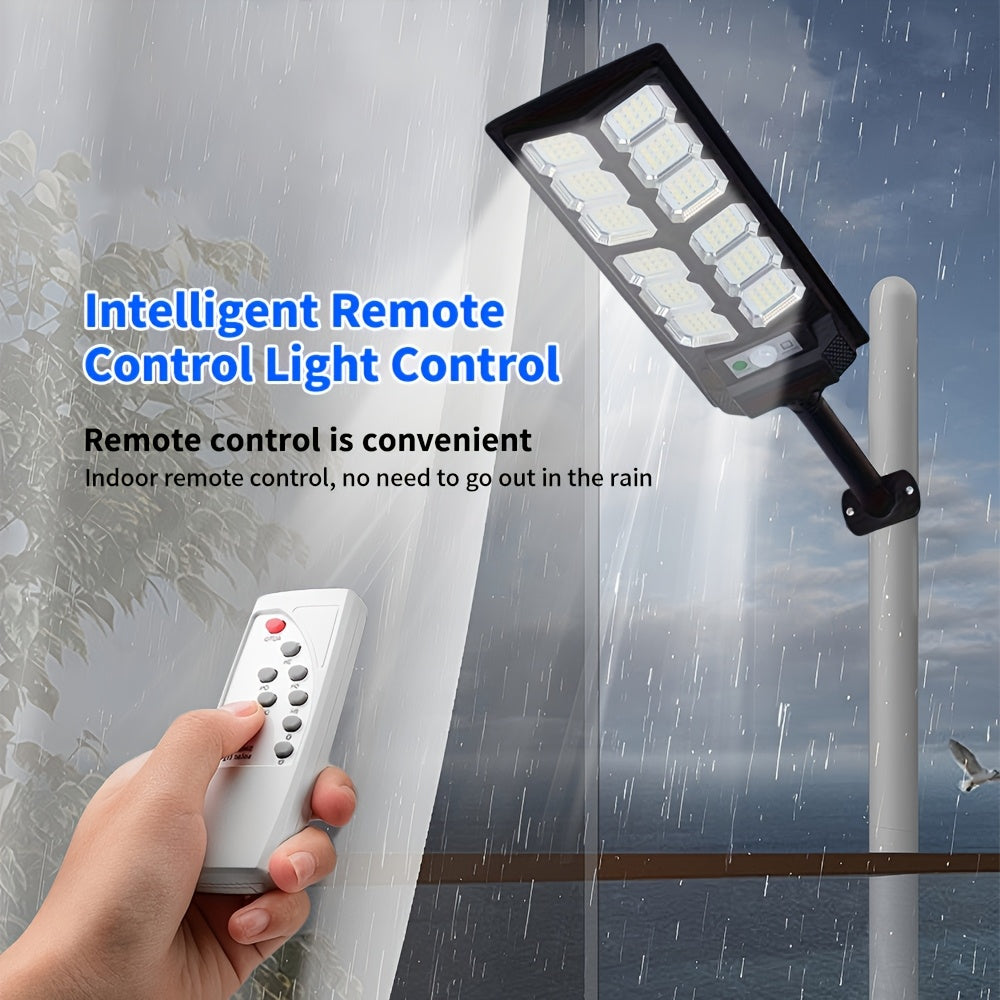 Solar-Powered LED Lantern with Infrared Sensor and Push Button for Outdoor Courtyards