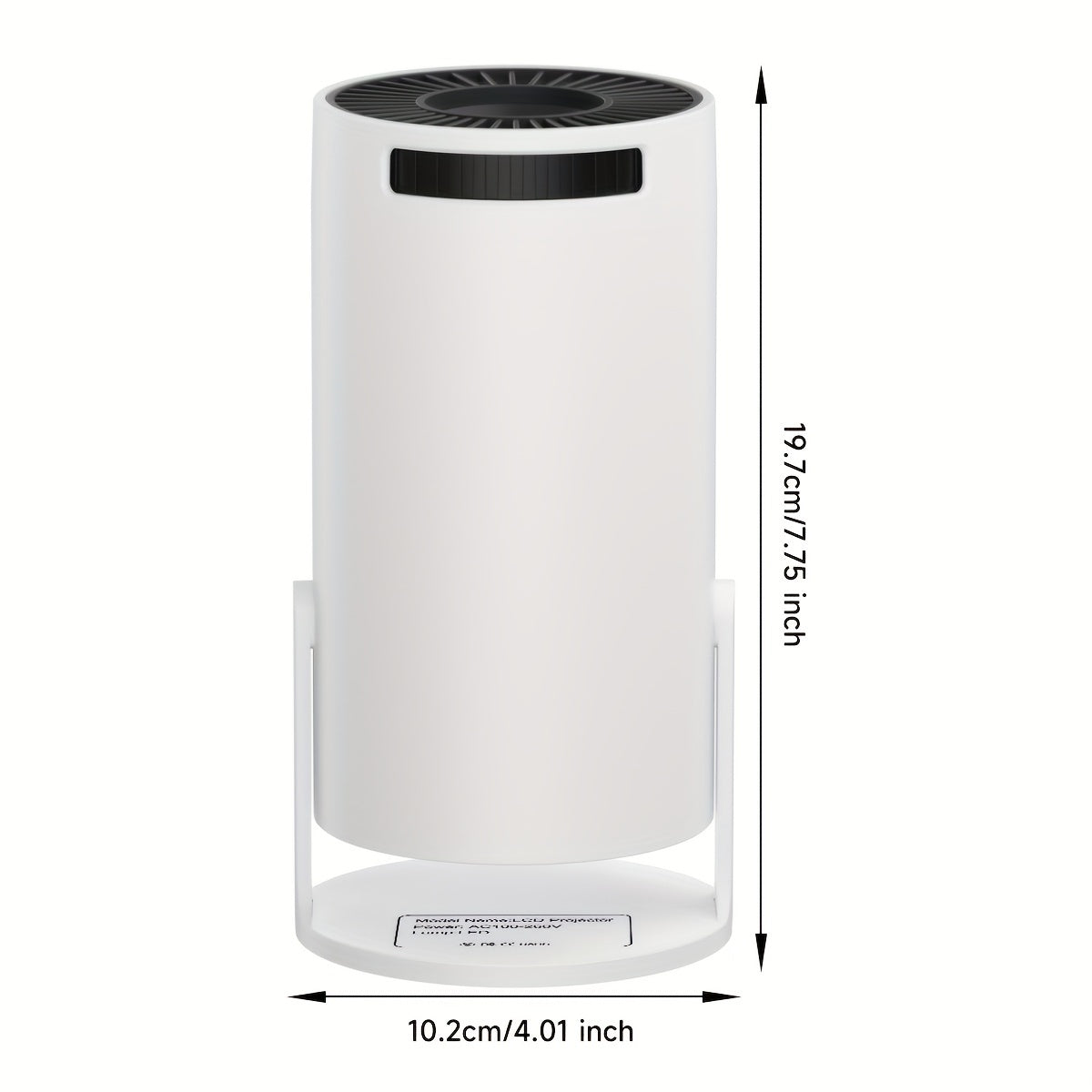 Портативный мини-проектор с горизонтальной коррекцией и вращением на 180°