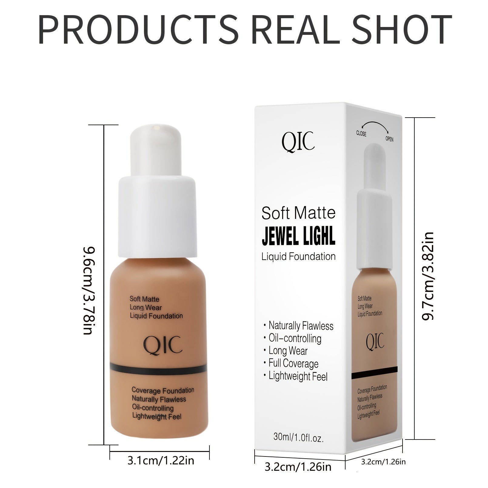 Ayollar uchun to'liq qamrovli yog'ni nazorat qiluvchi, suv o'tkazmaydigan korektor