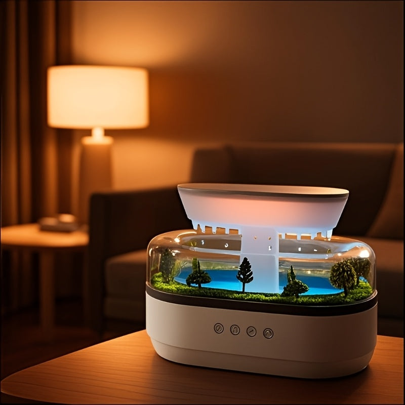 Современный белый аромадиффузор с эфирными маслами и пультом дистанционного управления