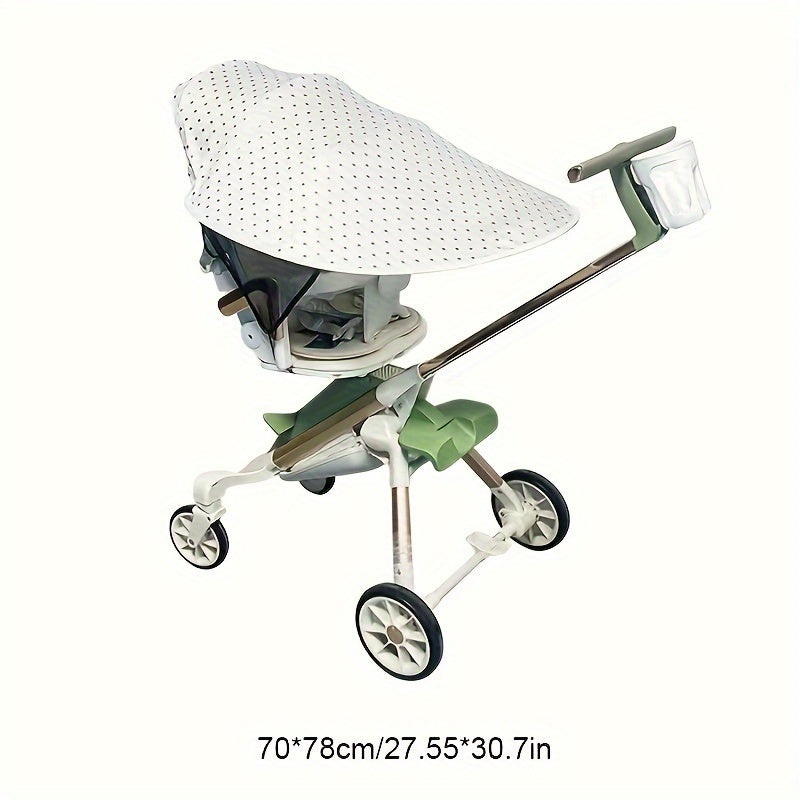 Detachable Stroller Sunshade UV Wind Protection for Kids 14+ Polyester