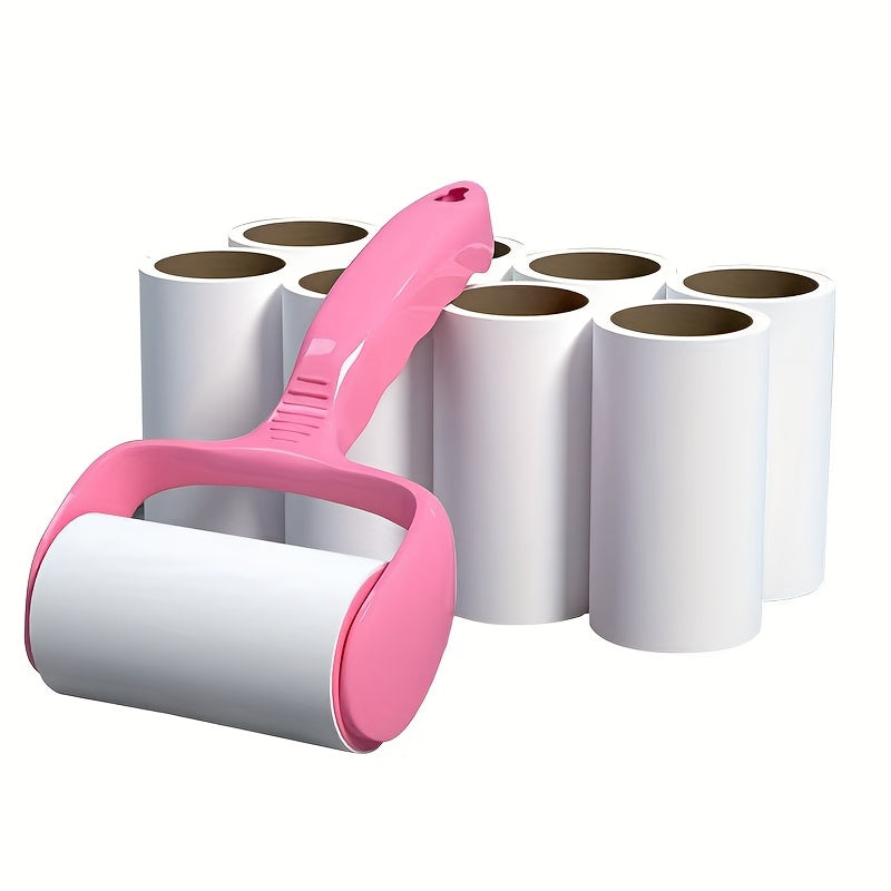 Bitta tutqich, 6 ta almashtirish roliklari, kiyim va sochlarni olib tashlash uchun 180 ta qog'oz varaqasi, kiyim, gilam va avtomobil o'rindig'iga mos, mustahkam tutqich, quvvat talab qilinmaydi.