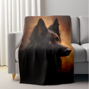 Qora Qoʻshnish Print Flanel Uy hayvonlari uchun yengil shponli divan tashlagichlari, itlar va mushuklar uchun