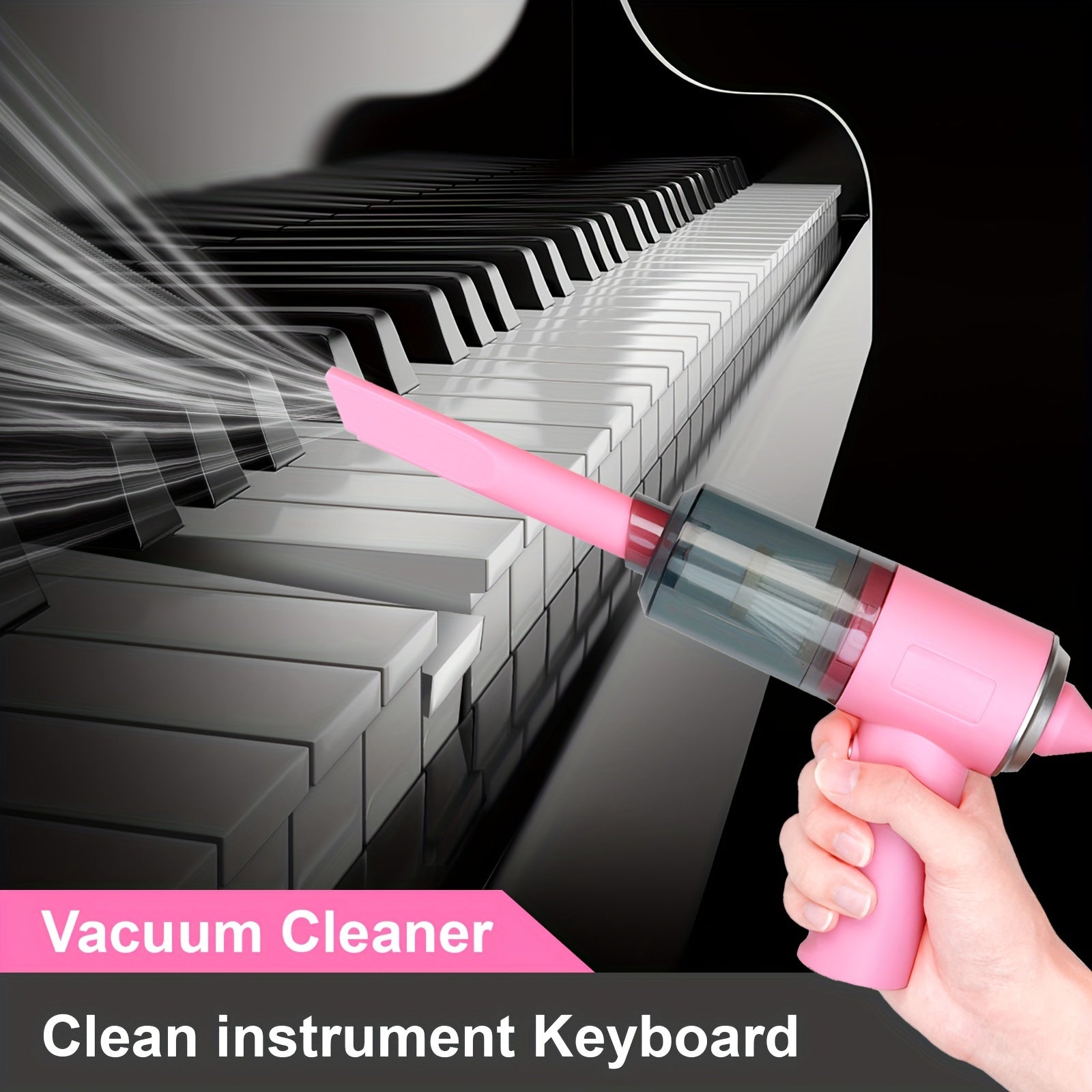 Handheld Car Vacuum Cleaner Wireless Dust Suction 1200mAh 35W Dry Wet