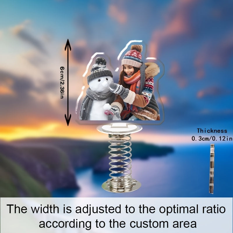 Maxsus akrilik avtomobil bahorli rockeri ko'p sahnali dekorativ o'yinchoq