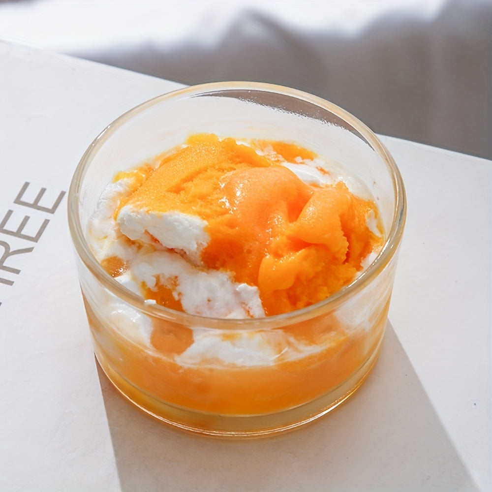 Har qanday tadbir uchun 3 o'lchamda ko'p maqsadli shaffof shisha desert idishlari, yogurt, murabbo va boshqa desertlar uchun mos. Faqat qo'lda yuvish. Qayta ishlatiladigan va qayta tiklanadigan.