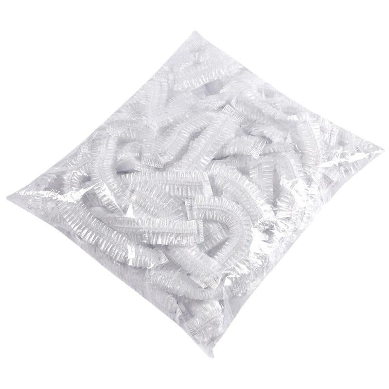 Disposable Food Wrap 100 Count Transparent Stretchable Elastic Kitchen Restaurant