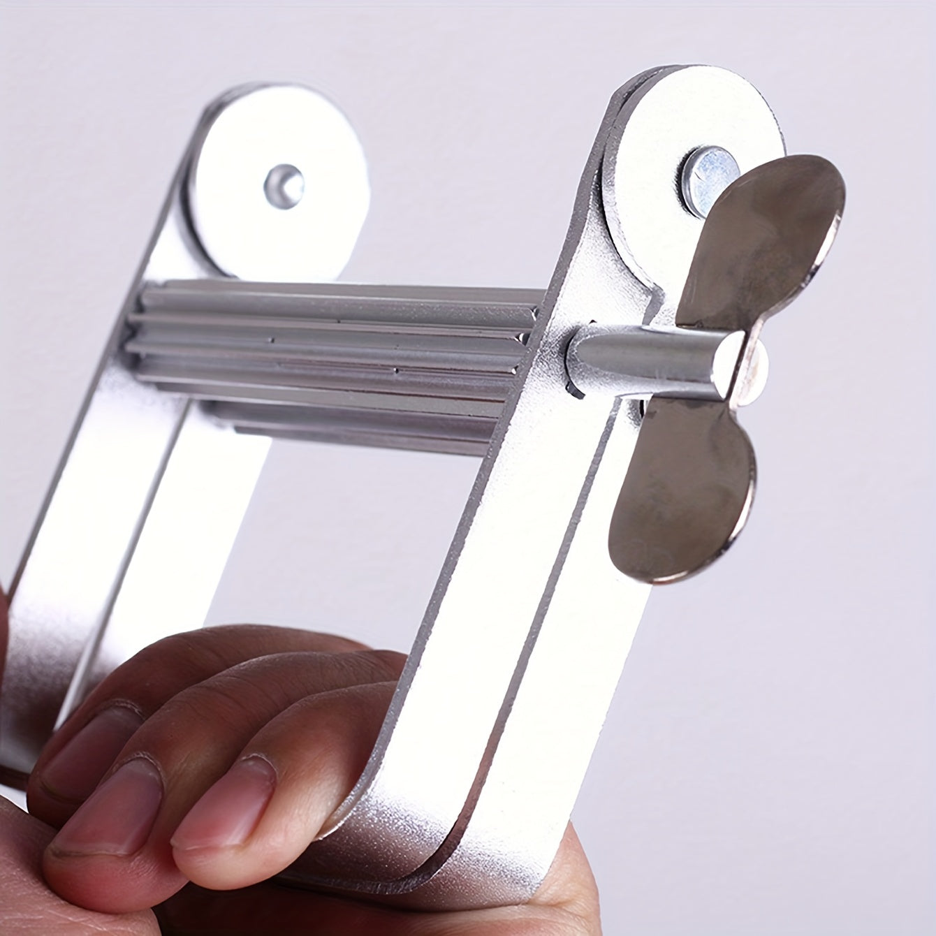 Aluminum Toothpaste Dispenser Manual Squeeze Tube Holder for Home Salon