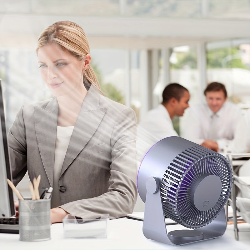 Large Rotating Fan for Indoor and Outdoor Use, Quiet, Adjustable Speed
