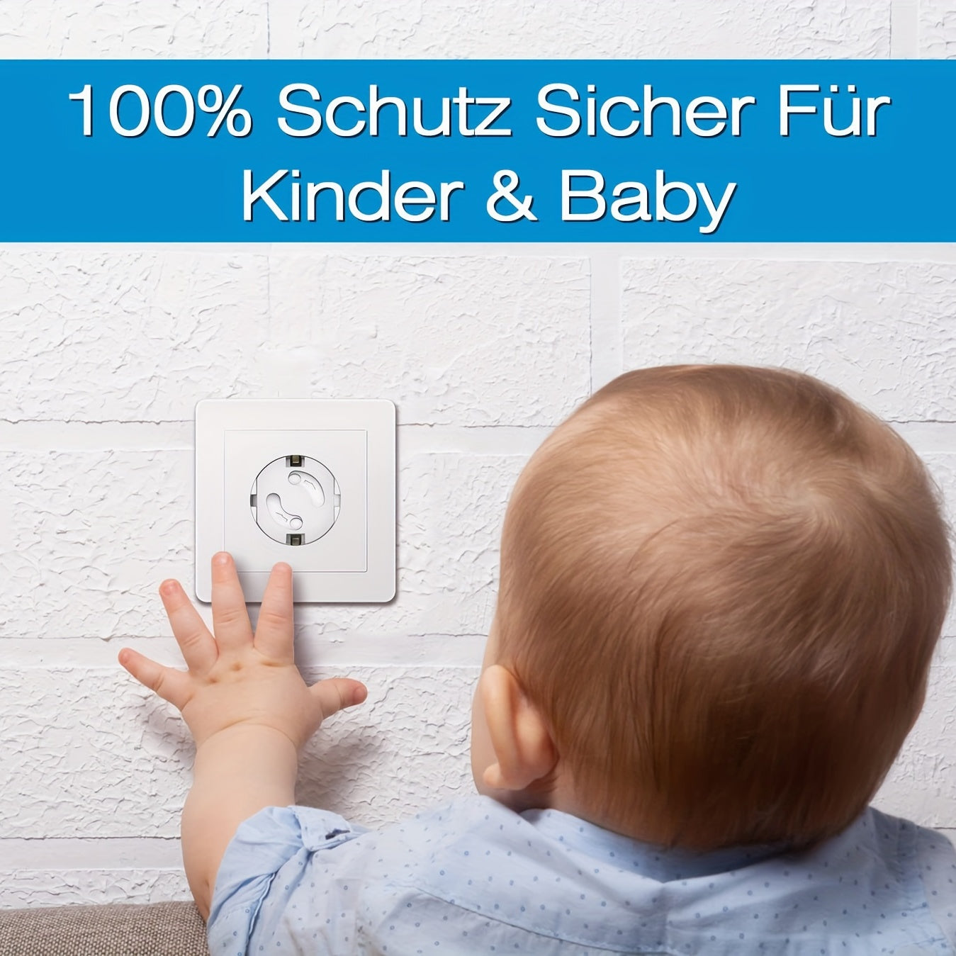 Cubiertas de enchufes de estándar europeo para la seguridad infantil, juegos de 4 u 8