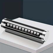 Metal Car Plate with Roller Display for Parking Temporary Phone Number