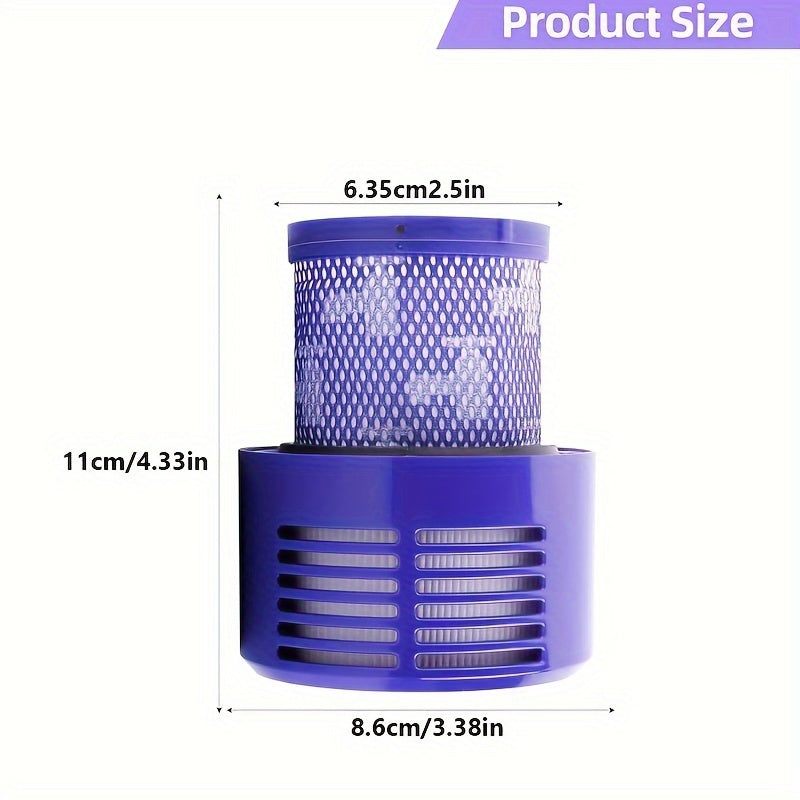 Repuestos de vacío, gran contenedor para Dyson V10 SV12, filtro HEPA, accesorio de ciclón