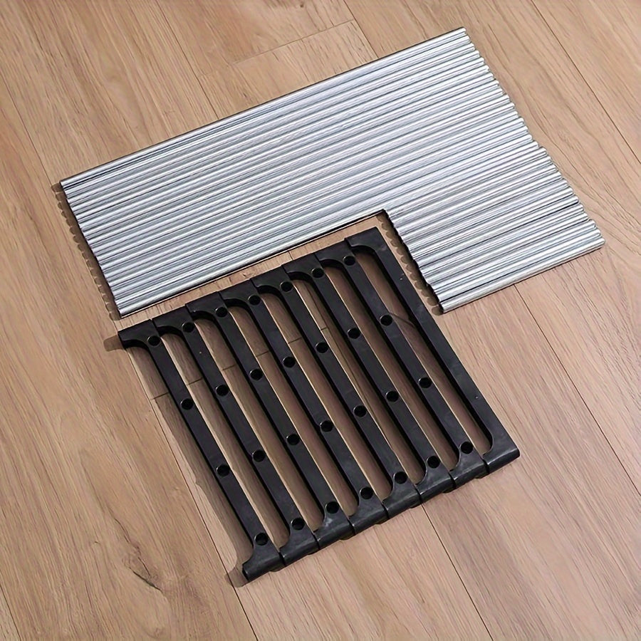 Naychali po'latdan yasalgan ko'p qatlamli poyabzal tokchasi, mustahkam va joyni tejash uchun yig'iladigan. Oson yig'iladi, kirish joyi, yo'l yoki shkaf uchun ideal. Metall konstruktsiya, yog'och kerak emas.