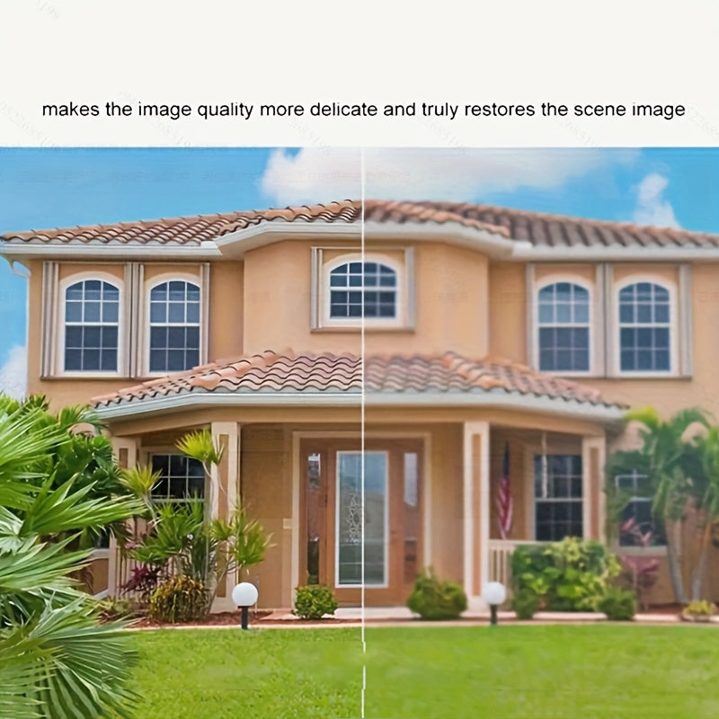 Outdoor WiFi Security Camera 1080p Night Vision Two-Way Audio PTZ USB Powered