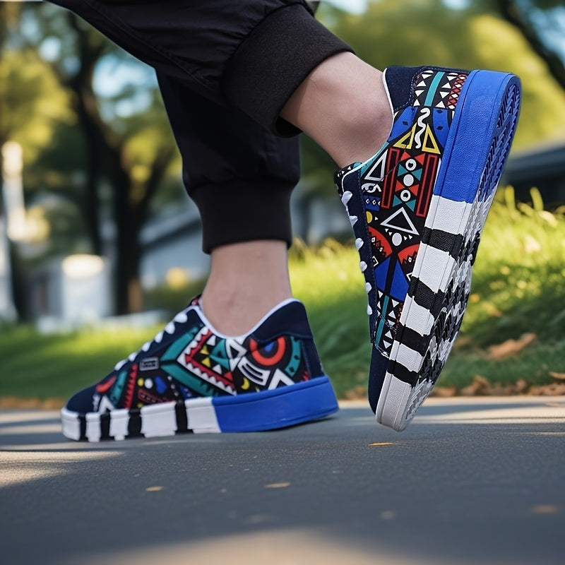 Men's Canvas Sneakers Lace-Up Casual Running Tennis Basketball All-Season Low Top