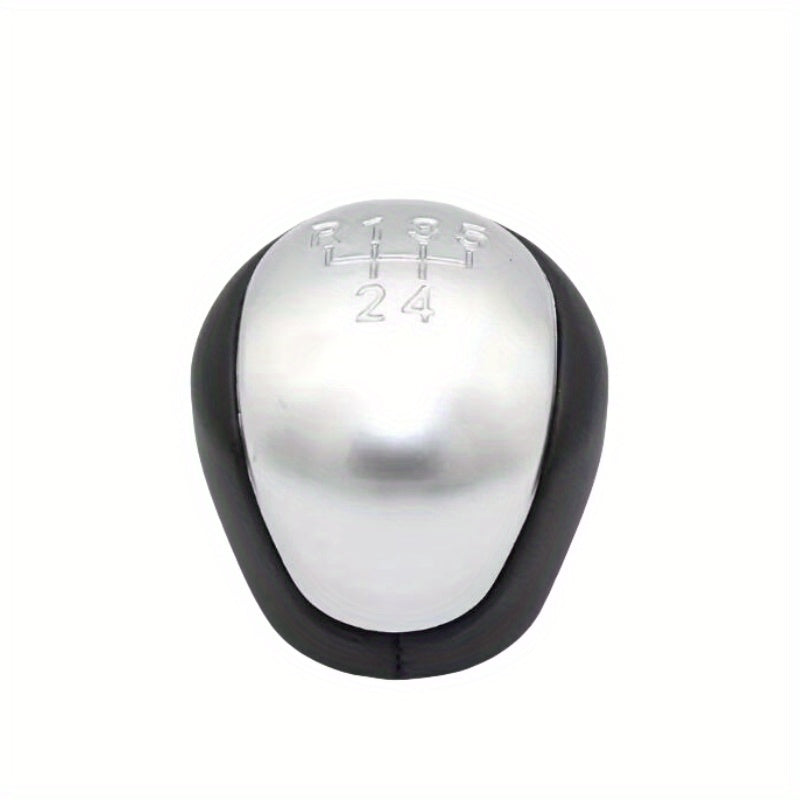 Premium xromlangan mexanik transmissiya uchun gear shift knopkasi, qora ABS