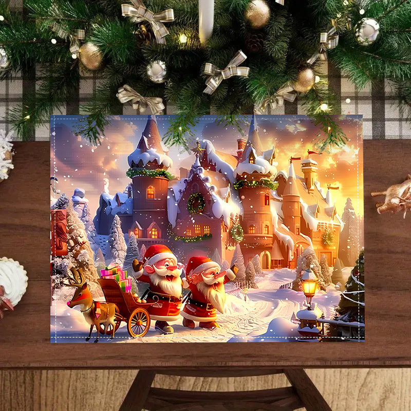 Christmas Table Runners Open Design Sets of 1 4 6 8 or 12 for Holiday Decor