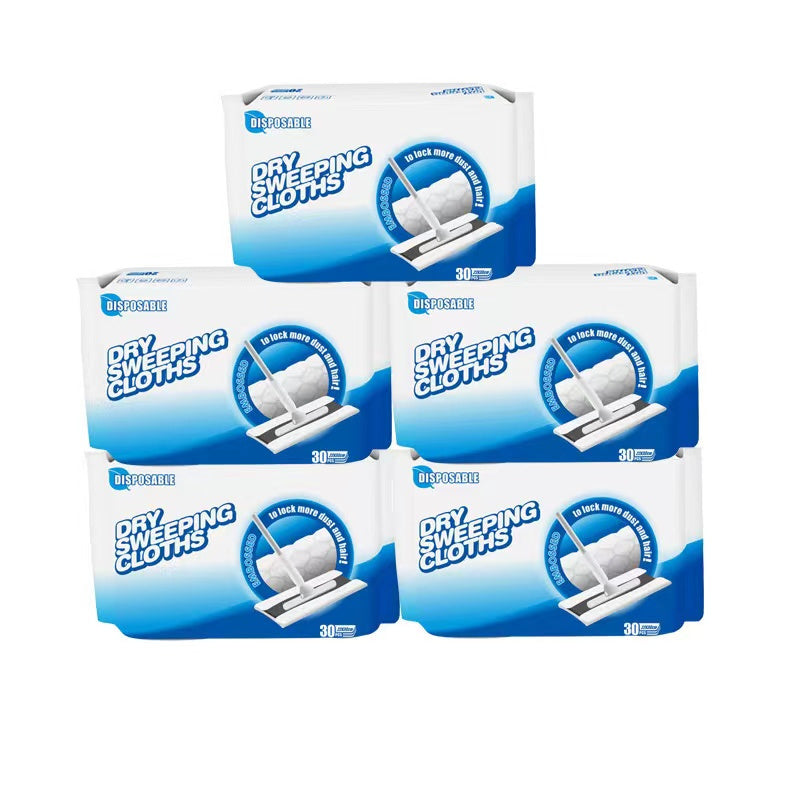 Disposable Dust Paper Mop Cloths for Floor Cleaning Replacement Packs