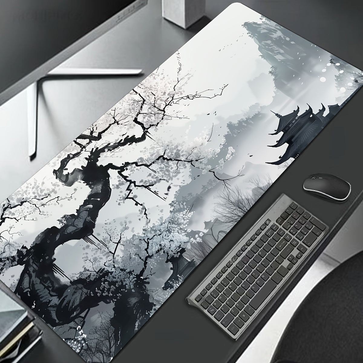 XL Ink Landshaft Sichqoncha Pad, 89.92 x 39.88sm, Qaytmas Gum asos, O'yin va Ofis ishlari uchun ideal, Maktab uchun mukammal.