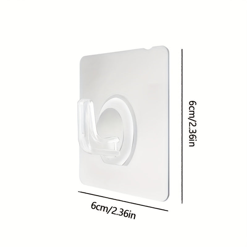 Ganchos de pared autoadhesivos resistentes, impermeables, sin taladro, con ventosa para cocina y baño