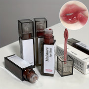 Hydrating Berry Lip Gloss for Full Glossy Lips Moisturizing Tinted Makeup