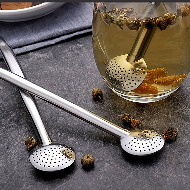 Stainless Steel Yerba Mate Straw Reusable Metal Filter for Tea Coffee Cocktails