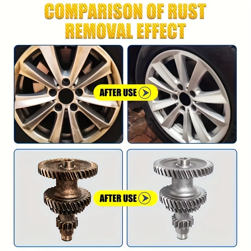 Rust Remover and Lubricant for Car Wheels and Metal Surfaces