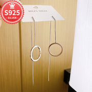 Hypoallergenic Long Tassel Circle Earthread Earrings for All Occasions