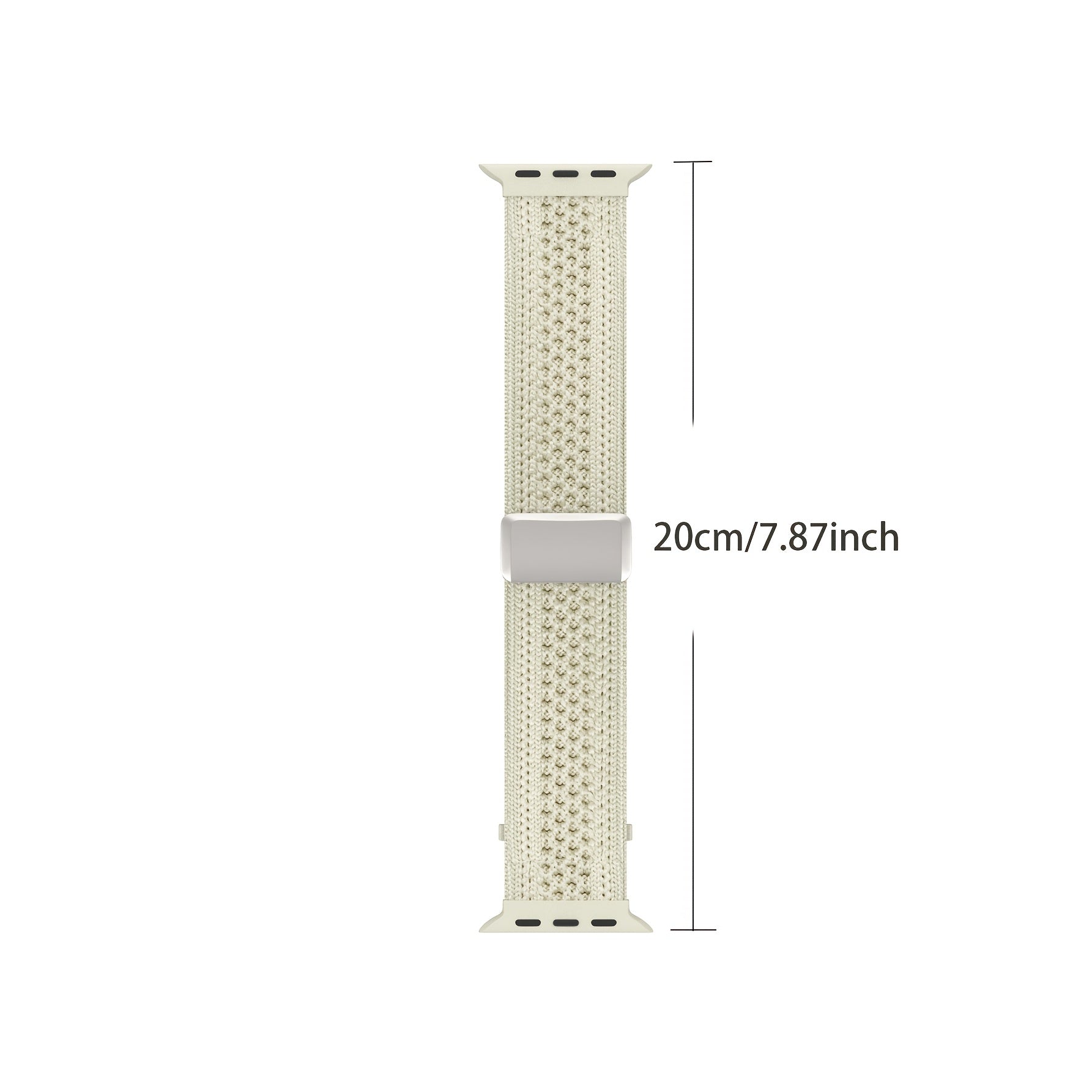 Nylon Braided Magnetic Buckle Watch Strap for Apple Watch Series Ultra S10 S3 38mm 49mm Men Women
