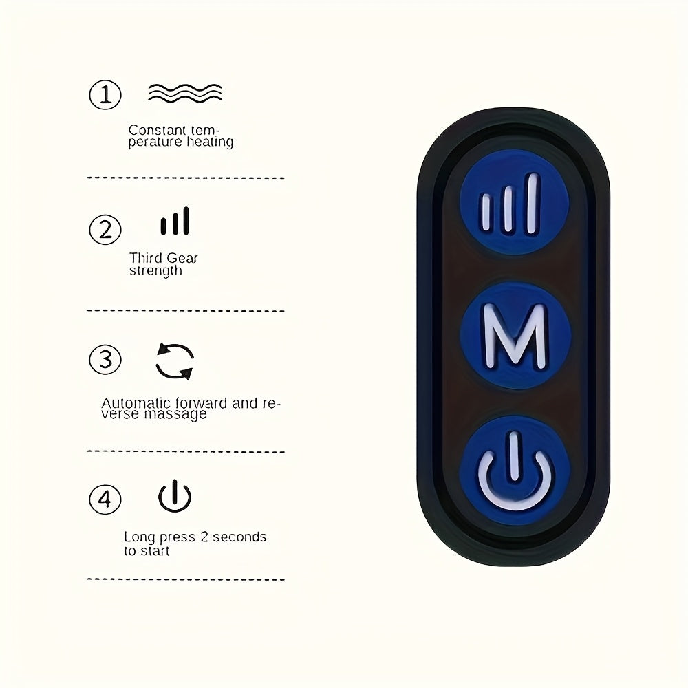 RelaxPro USB orqali zaryadlanadigan elektr bo'yin massajchisi, sozlanishi mumkin bo'lgan parametrlar bilan, sayohat, avtomobilda yoki ofisda foydalanish uchun mukammal bo'lgan portativ bo'yin va yelka massajchisidir. U quyidagi xususiyatlarga ega: