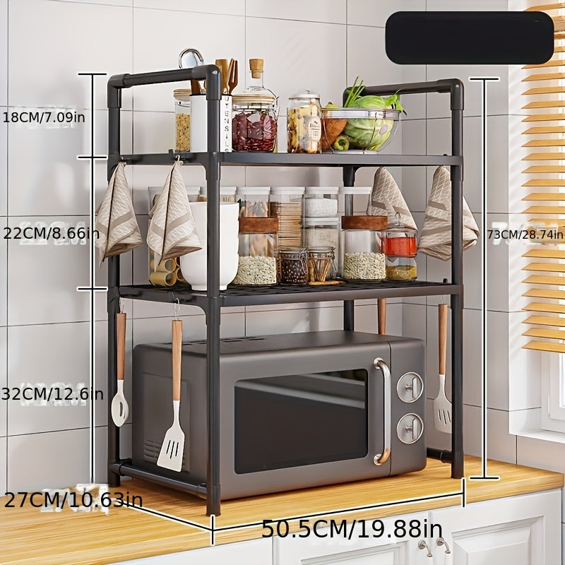 Estantes de cocina de plástico con diseño ajustable y organizador de despensa extraíble