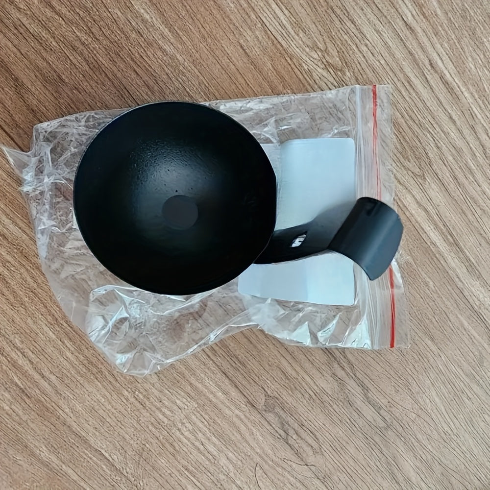 Vaporizador de huevos de acero inoxidable con mango negro, herramienta rápida y fácil para cocinar el desayuno