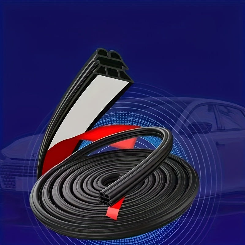 Automotive Rubber Weather Stripping Seal Door Edge Protector 10M Self-Adhesive