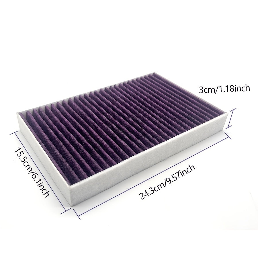 Carbon Fiber Cabin Air Filter Activated Carbon High Efficiency Replacement