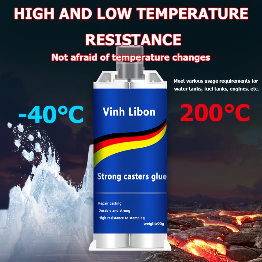 90g High-Temperature Resistant Metal Epoxy Glue for Pipe Repairs