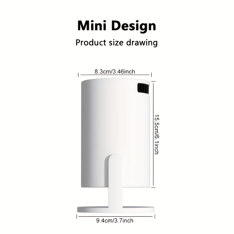 Проектор для домашнего кинотеатра для внутреннего и наружного кемпинга с совместимостью HDMI и USB