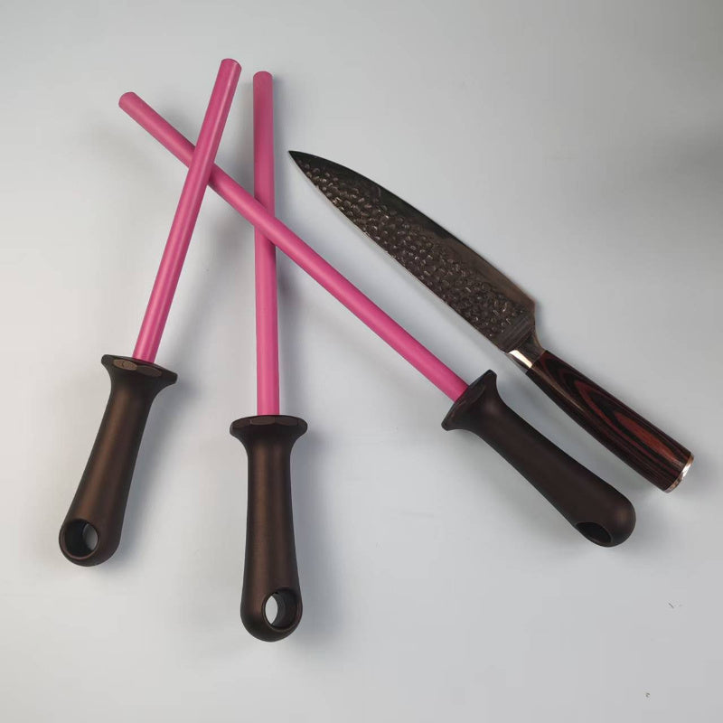 Керамический точильный стержень 20.32/25.4/30.48 см для заточки ножей, прочный, нескользящий