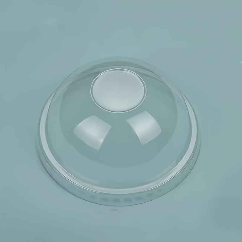 Plastic Dessert Cups with Dome Lids, 50-100 Pieces, Leak-Proof, Clear