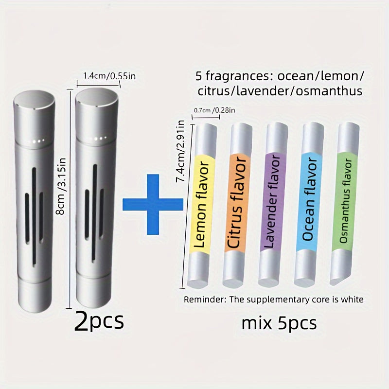 7-Donali avtomobil havo tozalagichi vent kliplar, hidi yo'qotuvchi, havoni yangilash, uzoq davom etadigan atir