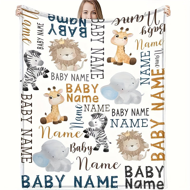 Personalized Photo Blanket Ultra-Soft Polyester High-Definition Printing for All Ages