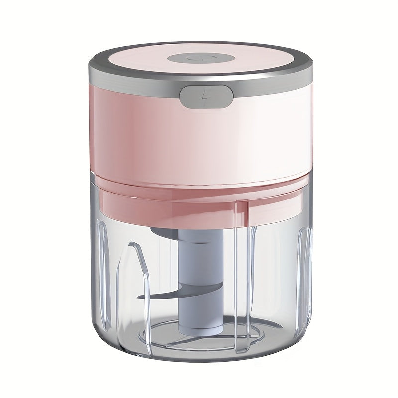 250ml USB Rechargeable Electric Garlic Chopper Vegetable Grinder 1500 RPM Motor