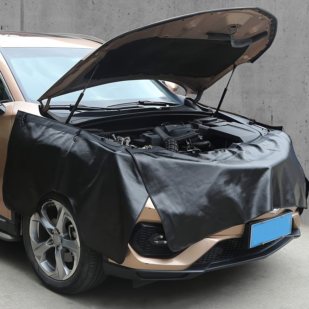 Автомобильный чехол для крыльев, коврик, микрофибра, PU-кожа, ремонт, защитная подкладка