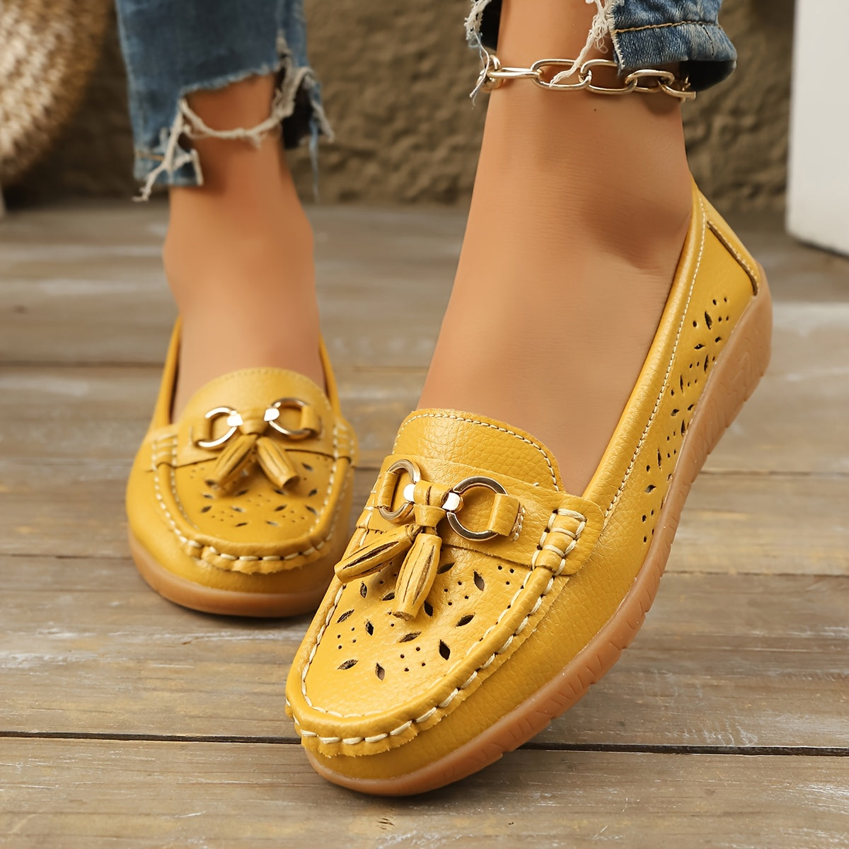 Women Breathable Casual Wedge Flats Plus Size Summer Shoes