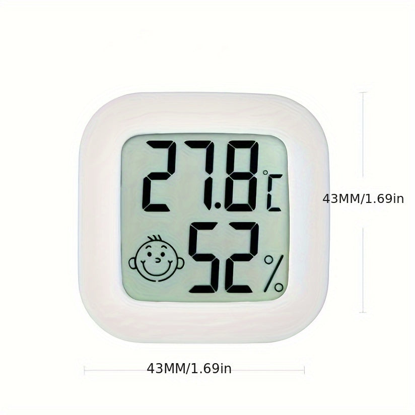 Termómetro digital para temperatura y humedad Pantalla Alimentado por batería Plástico