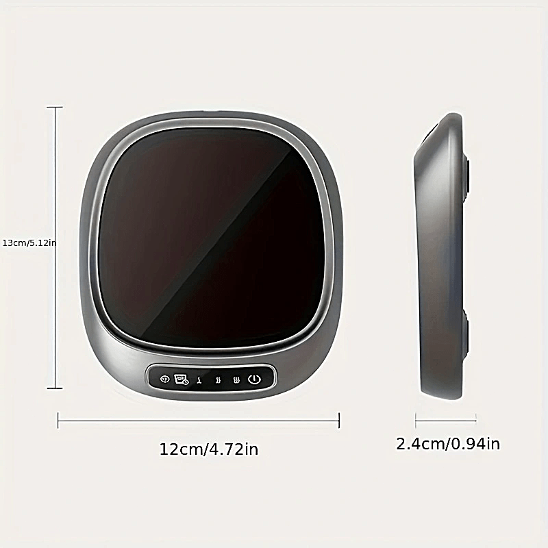 Touch Screen Heating Cup Mat USB Powered 3-Speed Temperature Control for Hot Drinks