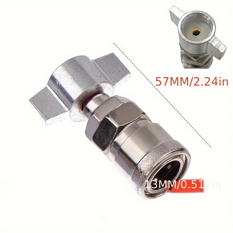 Truck Dust Gun Air Tank Connector Straight and Elbow Fittings for Off-Road Vehicles