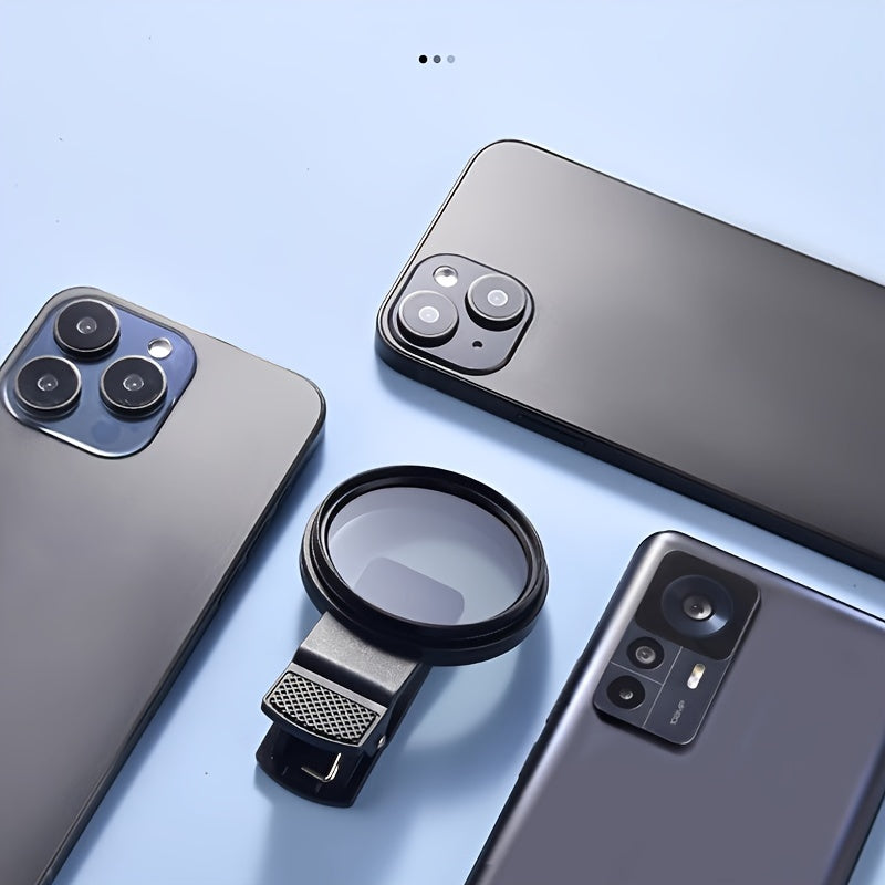Filtro polarizador universal para smartphones y cámaras DSLR Reduce el deslumbramiento