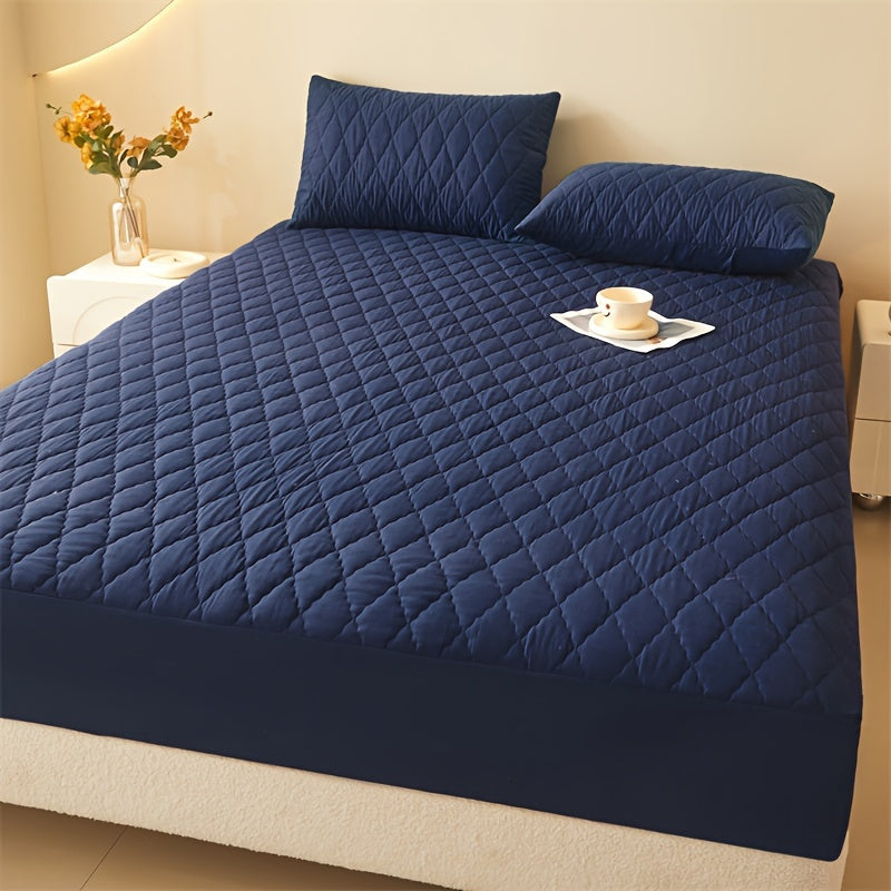 Waterproof Fitted Sheet Dust and Stain Resistant Machine Washable for Bedroom and Hotel