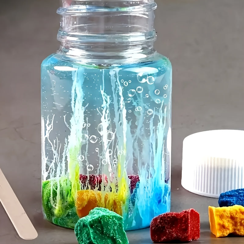 1 to'plam Sehrli Suvda Qolish Bog'i To'plami - DIY Suv Tosh Tajriba To'plami, Quvvat Kerak Emas, Bayram Bezaklari va Sovg'alar Uchun Mukammal, Plastikdan Yasalgan